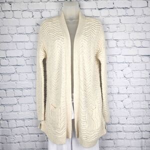 Mossimo Size XL Cream Cardigan Sweater